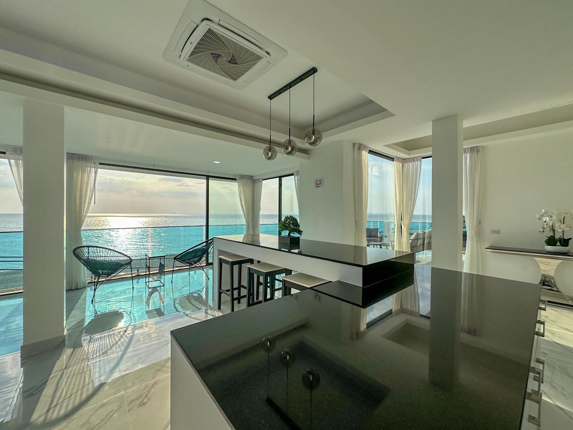 Stunning Beachfront View Luxurious Apartment 40 Jomtien Beach Dış mekan fotoğraf