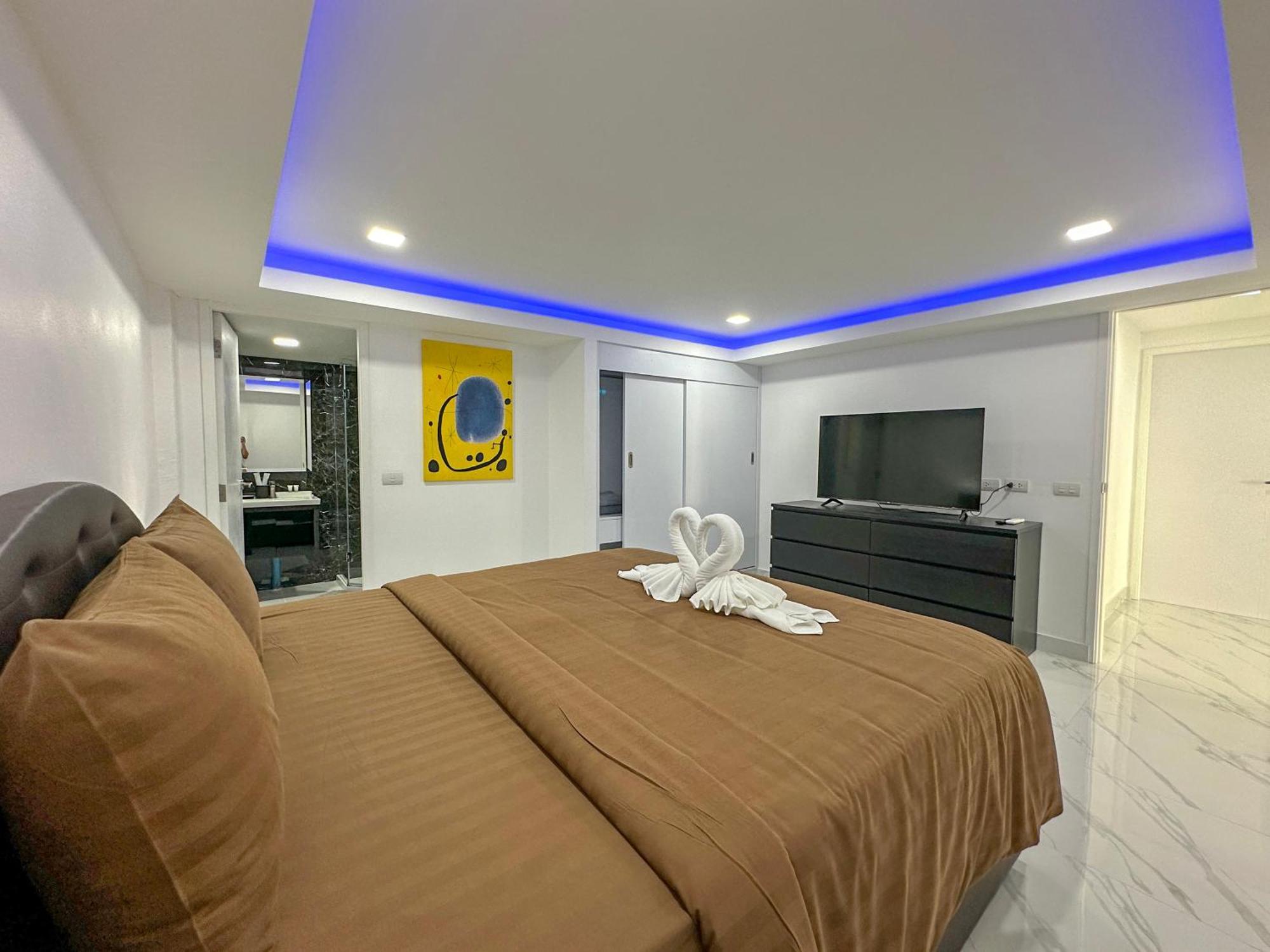 Stunning Beachfront View Luxurious Apartment 40 Jomtien Beach Dış mekan fotoğraf