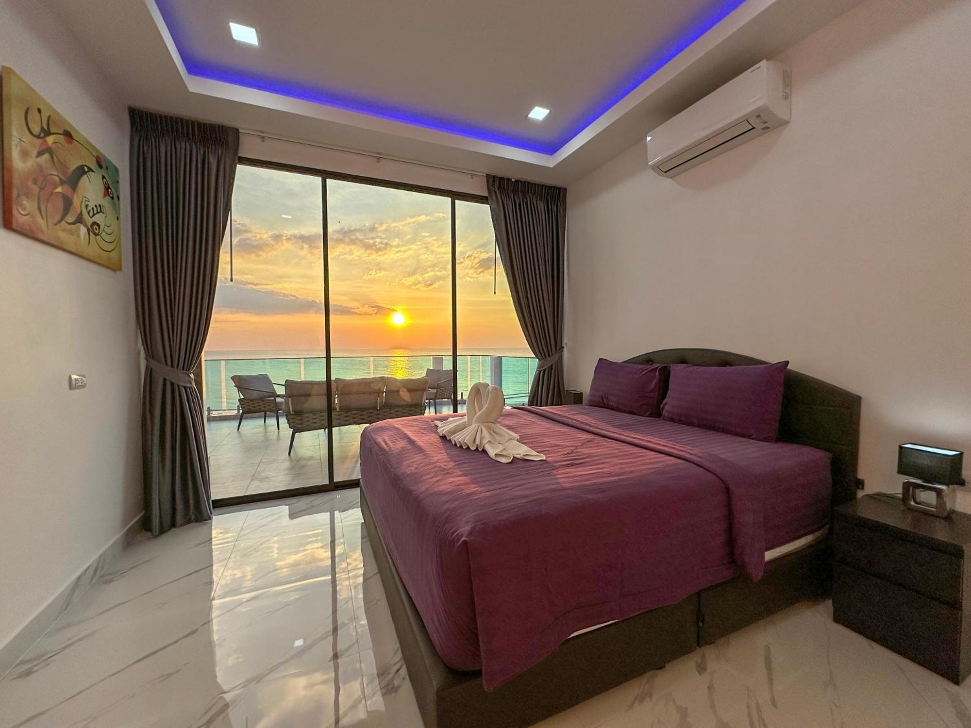 Stunning Beachfront View Luxurious Apartment 40 Jomtien Beach Dış mekan fotoğraf
